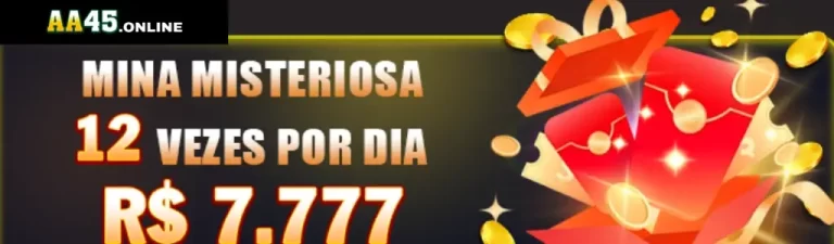 Jogador sortudo ganha prêmio da Mina Misteriosa no AA45 cassino